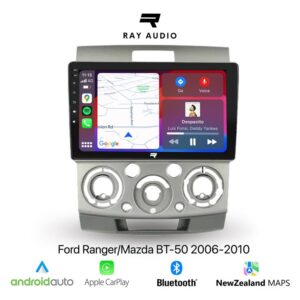 Ray Audio Mazda BT50 2006-2010 Apple CarPlay & Android Auto Bluetooth Car Stereo