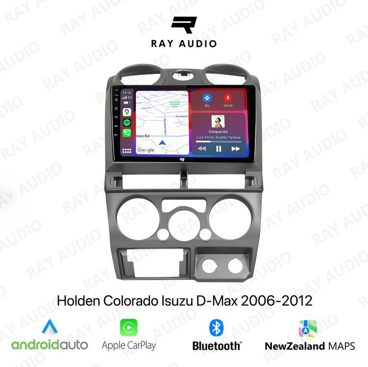 Ray Audio Holden Colorado Isuzu D-Max 2006-2012 Apple CarPlay & Android Auto Bluetooth Car Stereo