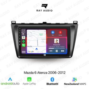 Ray Audio Mazda 6 Atenza 2006-2012 Apple Apple CarPlay & Android Auto Bluetooth Car Stereo