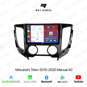 Ray Audio Mitsubishi Triton 2015-2020 Manual AC  Apple CarPlay & Android Auto Bluetooth Car Stereo