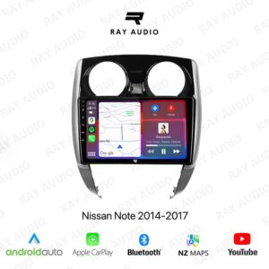 Ray Audio Nissan Note 2014-2017 Apple CarPlay & Android Auto Bluetooth Car Stereo