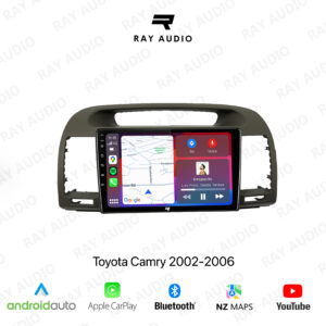 Ray Audio Toyota Camry 2002-2006 Apple CarPlay & Android Auto Bluetooth Car Stereo