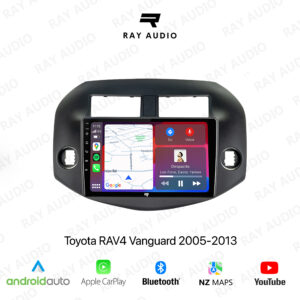 Ray Audio Toyota RAV4 Vanguard 2005-2013 Apple CarPlay & Android Auto Bluetooth Car Stereo